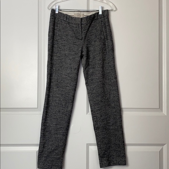 LOFT Marisa herringbone straight leg pants - Picture 2 of 11